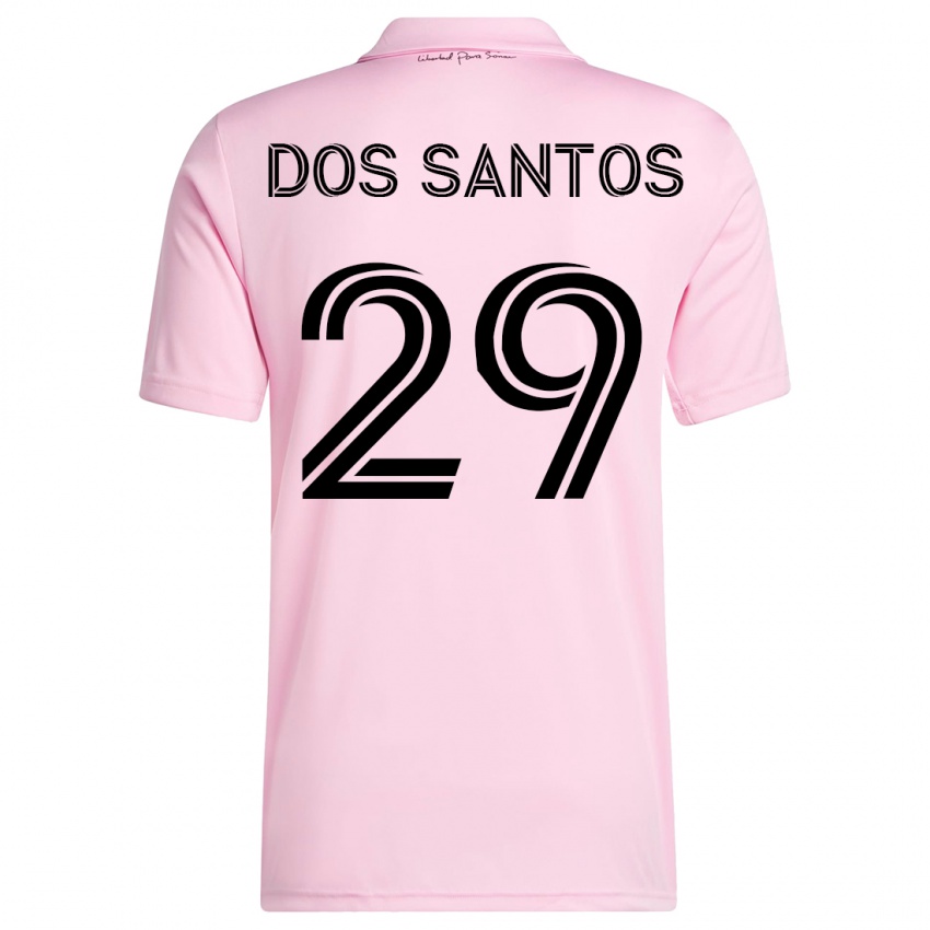 Enfant Maillot Cj Dos Santos #29 Rose Tenues Domicile 2023/24 T-Shirt Suisse