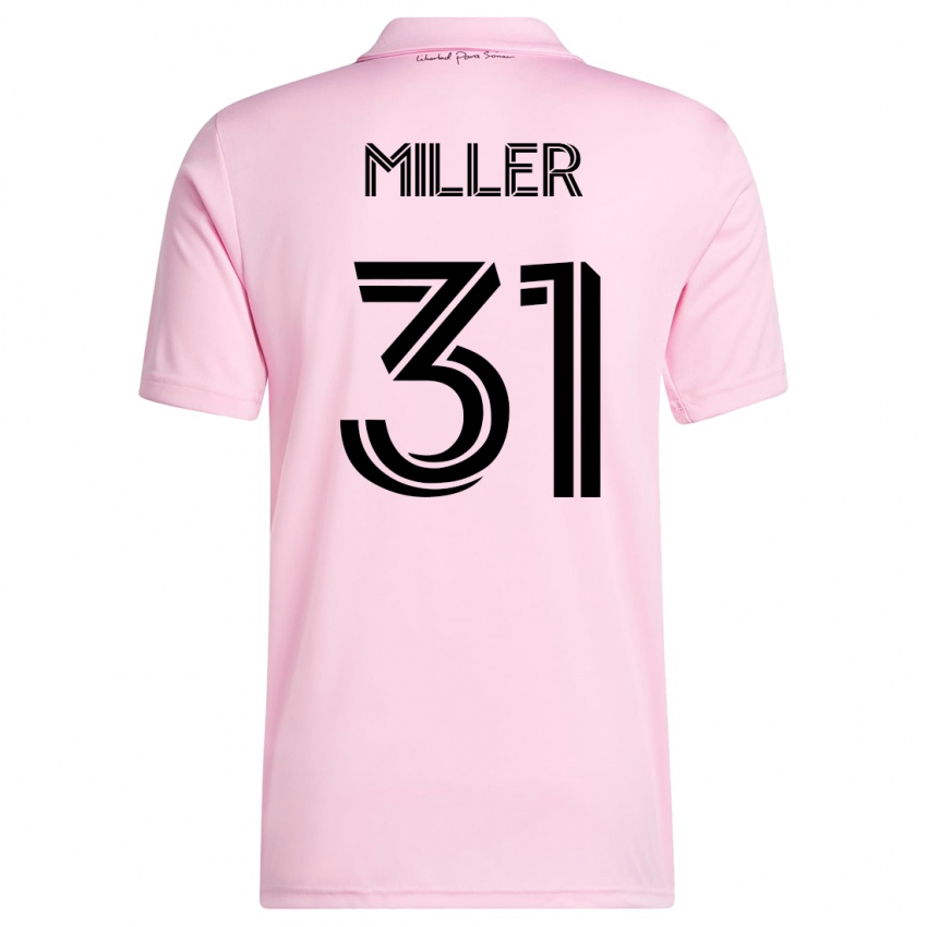 Enfant Maillot Kamal Miller #31 Rose Tenues Domicile 2023/24 T-Shirt Suisse