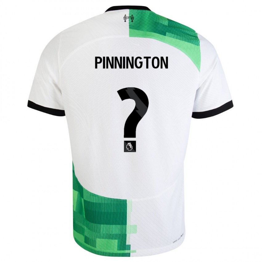 Kinder Carter Pinnington #0 Weiß Grün Auswärtstrikot Trikot 2023/24 T-Shirt Schweiz