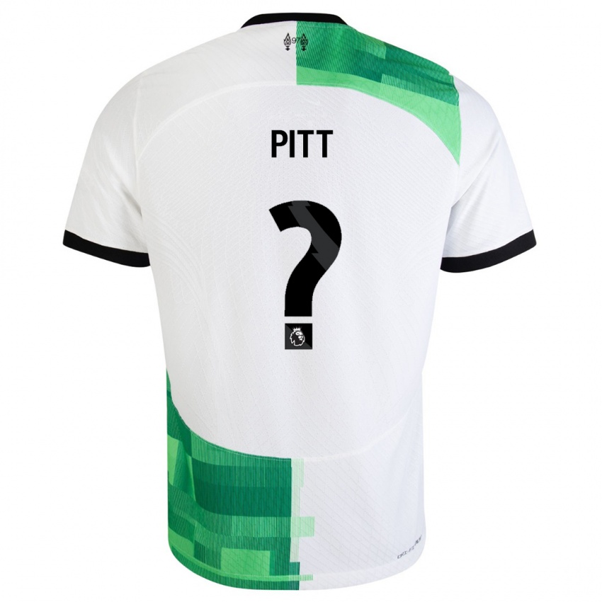 Kinder Lucas Pitt #0 Weiß Grün Auswärtstrikot Trikot 2023/24 T-Shirt Schweiz