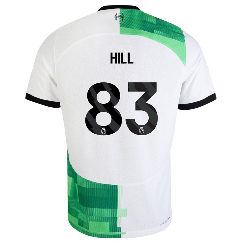 Kinder Tom Hill #83 Weiß Grün Auswärtstrikot Trikot 2023/24 T-Shirt Schweiz