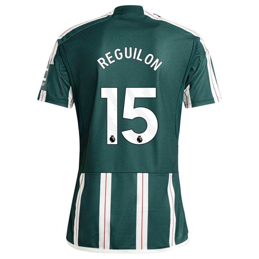 Enfant Maillot Sergio Reguilon #15 Vert Foncé Tenues Extérieur 2023/24 T-Shirt Suisse