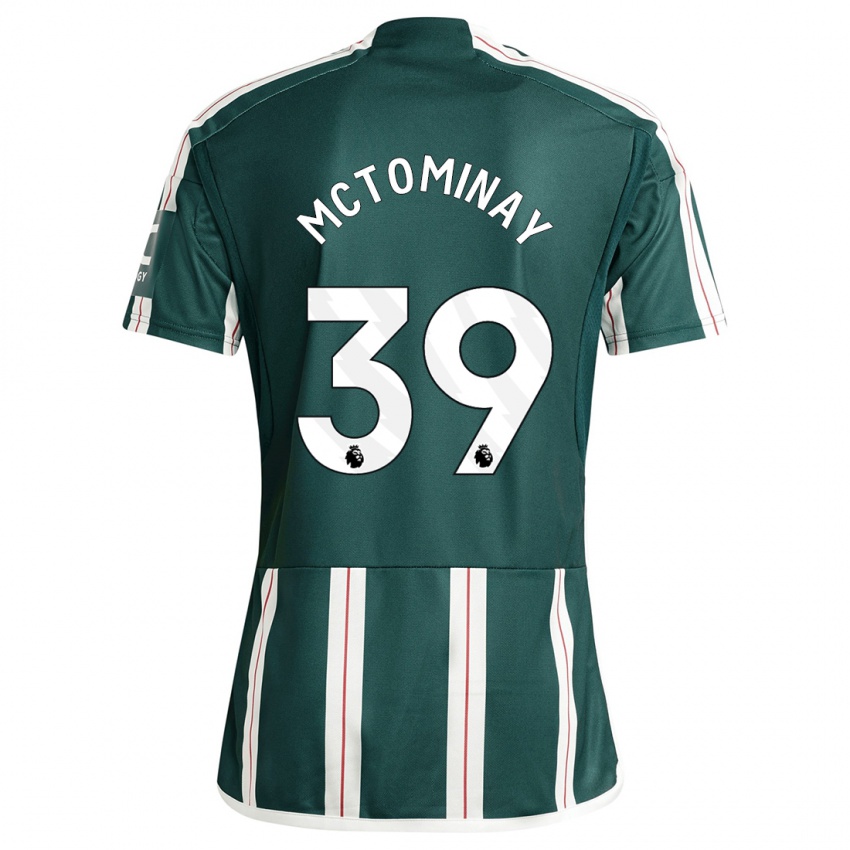 Enfant Maillot Scott Mctominay #39 Vert Foncé Tenues Extérieur 2023/24 T-Shirt Suisse