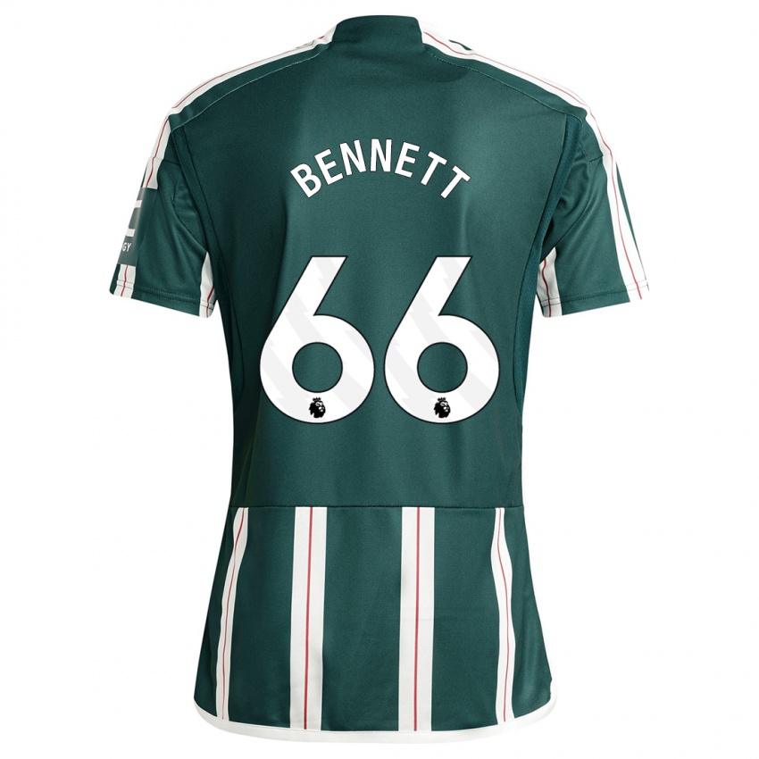 Enfant Maillot Rhys Bennett #66 Vert Foncé Tenues Extérieur 2023/24 T-Shirt Suisse