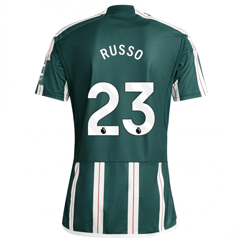 Kinder Alessia Russo #23 Dunkelgrün Auswärtstrikot Trikot 2023/24 T-Shirt Schweiz