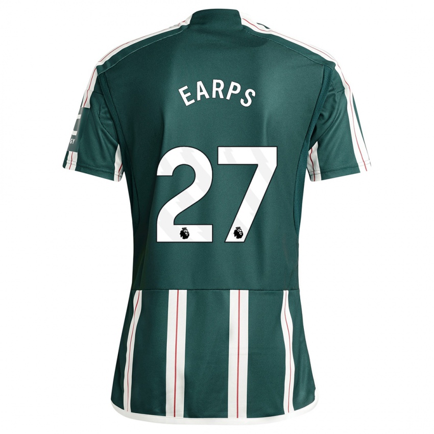 Enfant Maillot Mary Earps #27 Vert Foncé Tenues Extérieur 2023/24 T-Shirt Suisse