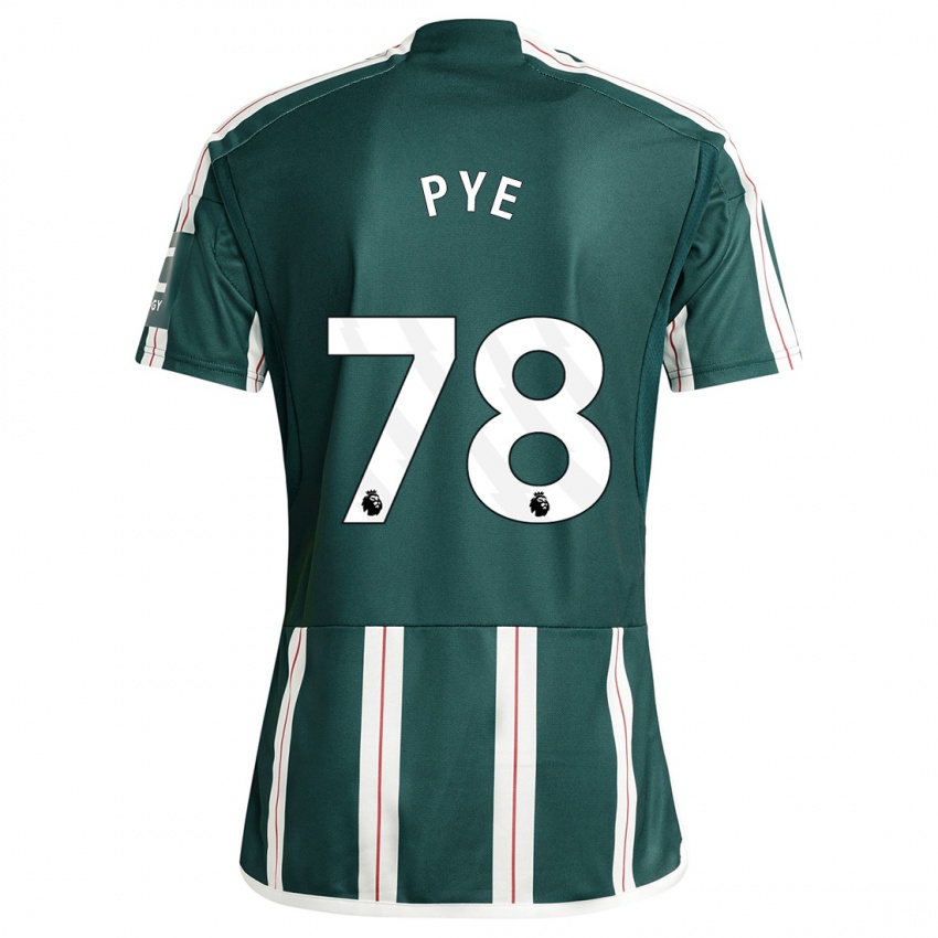 Enfant Maillot Logan Pye #78 Vert Foncé Tenues Extérieur 2023/24 T-Shirt Suisse