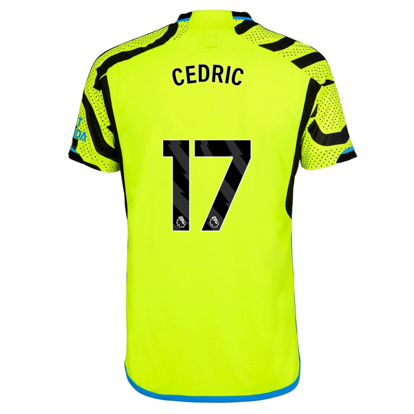 Kinder Cedric Soares #17 Gelb Auswärtstrikot Trikot 2023/24 T-Shirt Schweiz