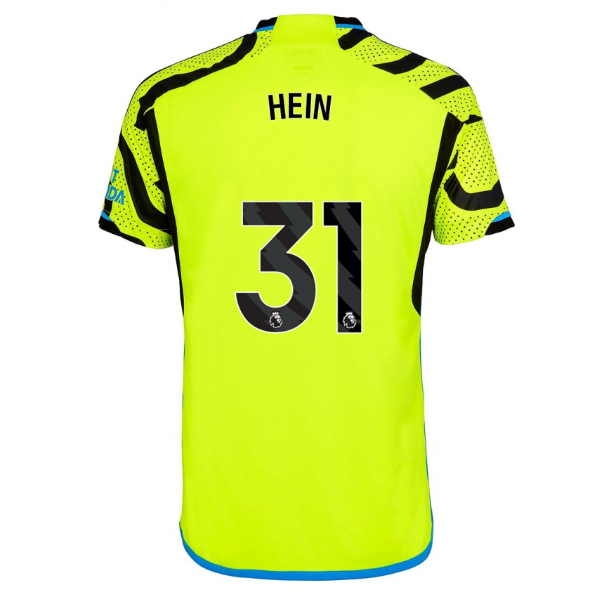 Kinder Karl Hein #31 Gelb Auswärtstrikot Trikot 2023/24 T-Shirt Schweiz