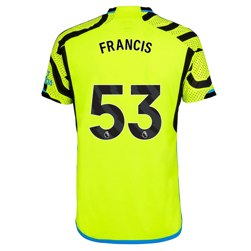 Kinder Jack Henry Francis #53 Gelb Auswärtstrikot Trikot 2023/24 T-Shirt Schweiz