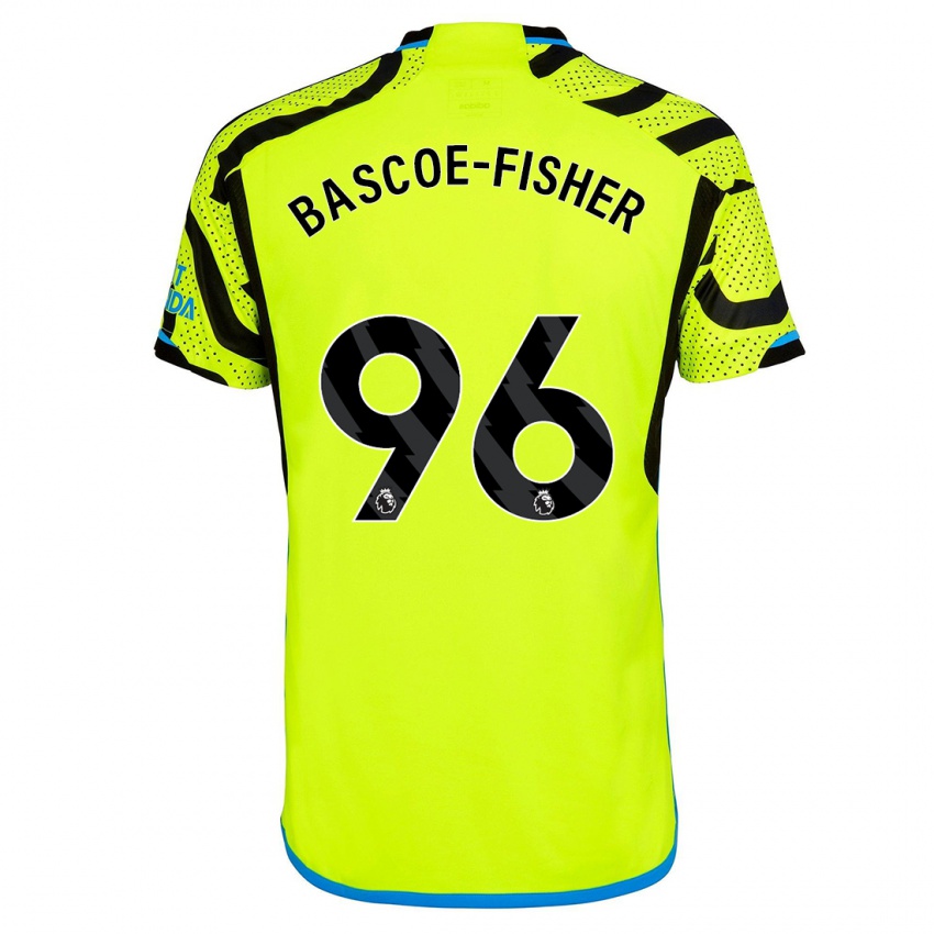 Kinder Jakai Bascoe-Fisher #96 Gelb Auswärtstrikot Trikot 2023/24 T-Shirt Schweiz