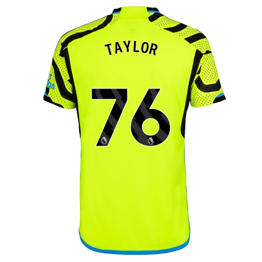 Kinder Kido Taylor Hart #76 Gelb Auswärtstrikot Trikot 2023/24 T-Shirt Schweiz