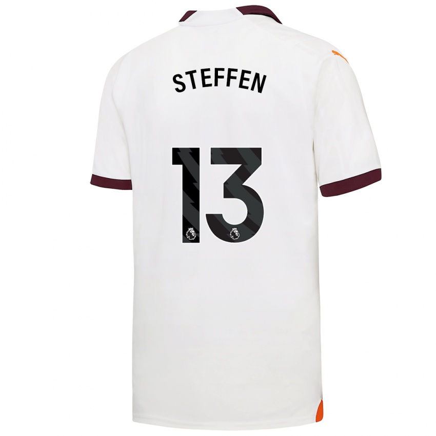 Kinder Zack Steffen #13 Weiß Auswärtstrikot Trikot 2023/24 T-Shirt Schweiz