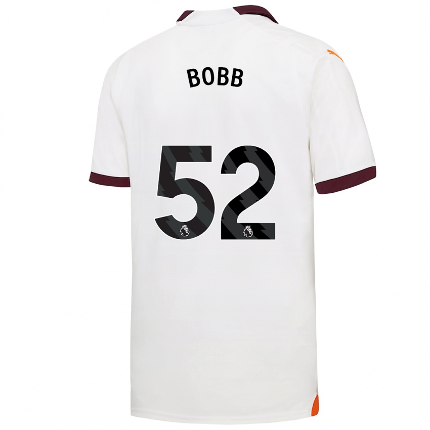 Kinder Oscar Bobb #52 Weiß Auswärtstrikot Trikot 2023/24 T-Shirt Schweiz