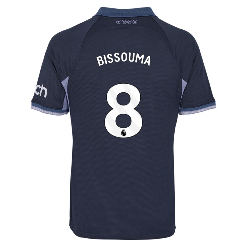 Enfant Maillot Yves Bissouma #8 Bleu Foncé Tenues Extérieur 2023/24 T-Shirt Suisse