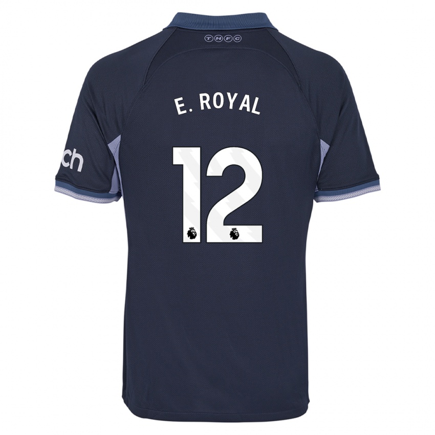 Enfant Maillot Emerson Royal #12 Bleu Foncé Tenues Extérieur 2023/24 T-Shirt Suisse