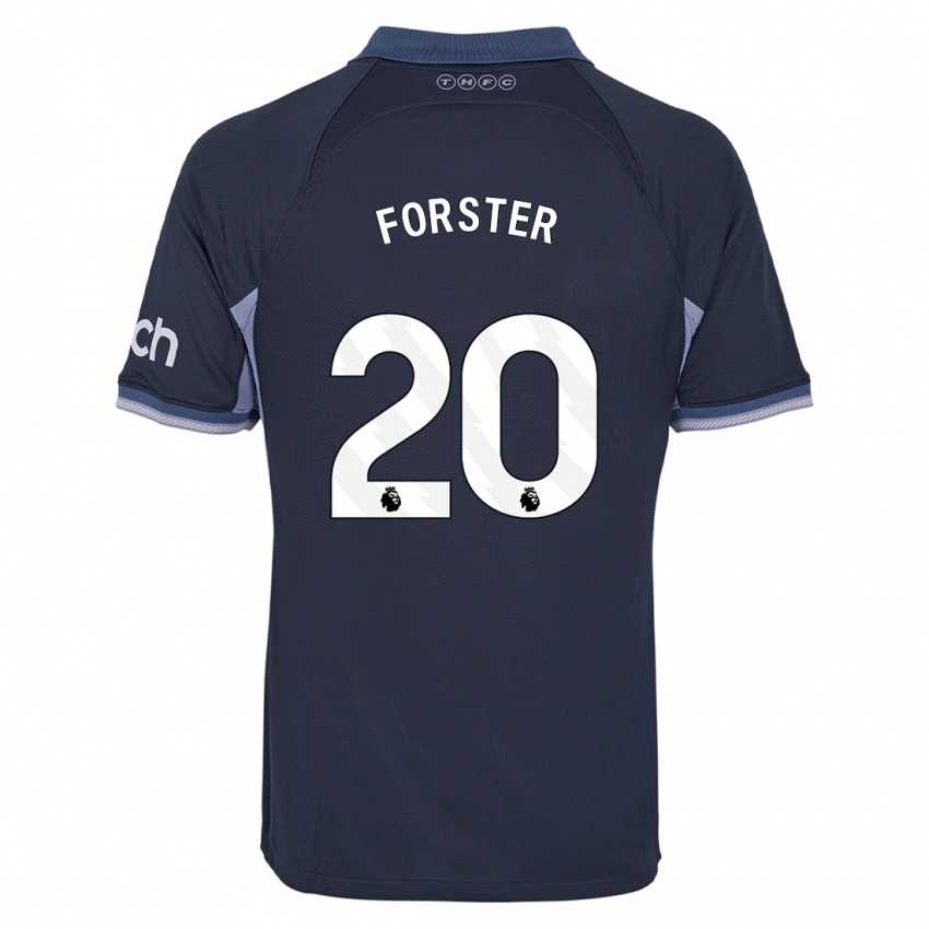 Enfant Maillot Fraser Forster #20 Bleu Foncé Tenues Extérieur 2023/24 T-Shirt Suisse
