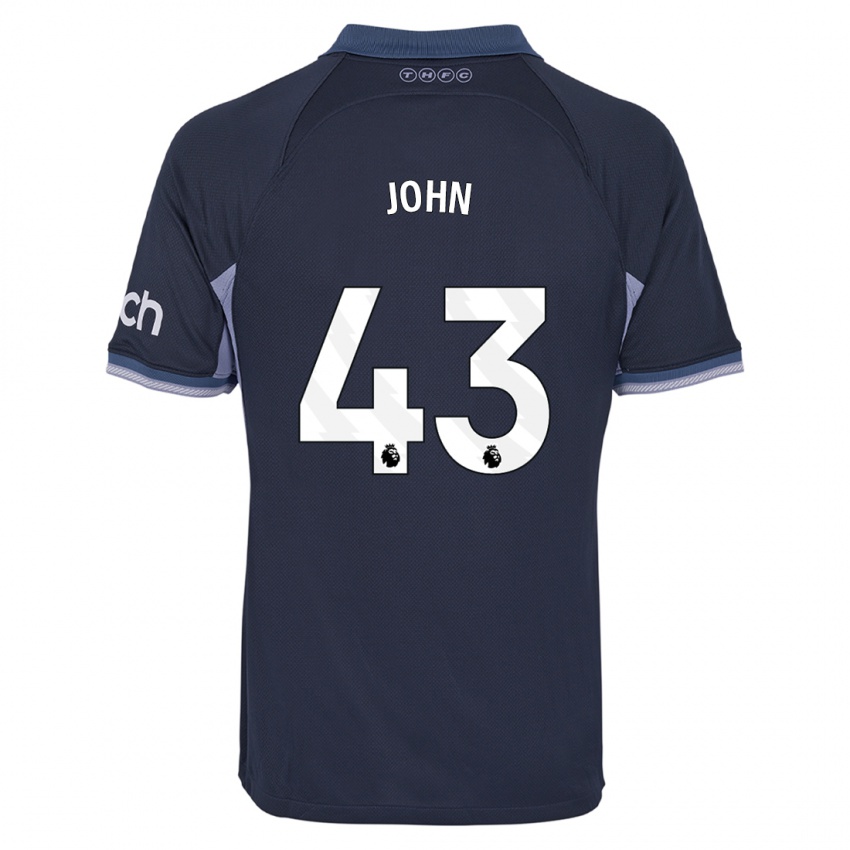 Enfant Maillot Nile John #43 Bleu Foncé Tenues Extérieur 2023/24 T-Shirt Suisse