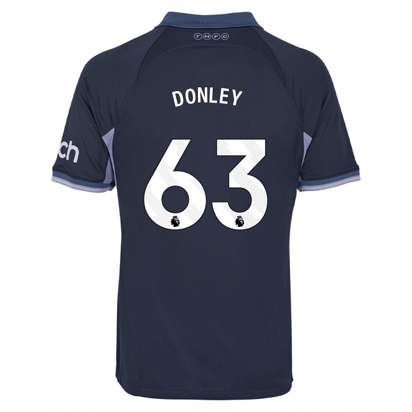 Enfant Maillot Jamie Donley #63 Bleu Foncé Tenues Extérieur 2023/24 T-Shirt Suisse