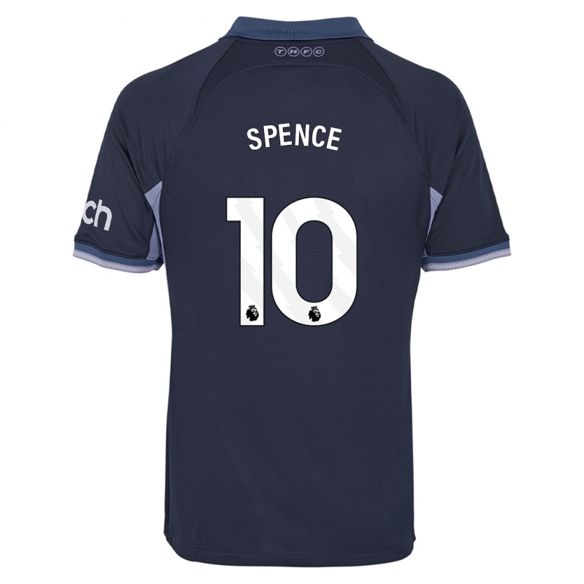 Enfant Maillot Drew Spence #10 Bleu Foncé Tenues Extérieur 2023/24 T-Shirt Suisse