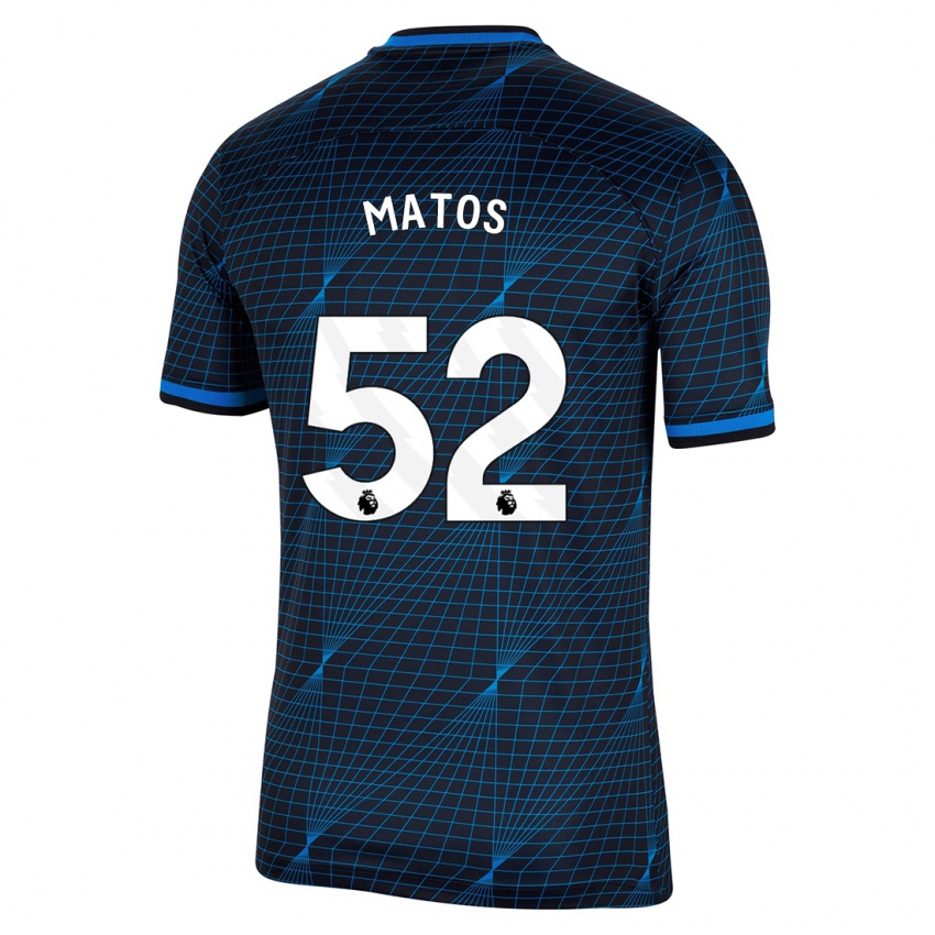 Enfant Maillot Alex Matos #52 Bleu Foncé Tenues Extérieur 2023/24 T-Shirt Suisse