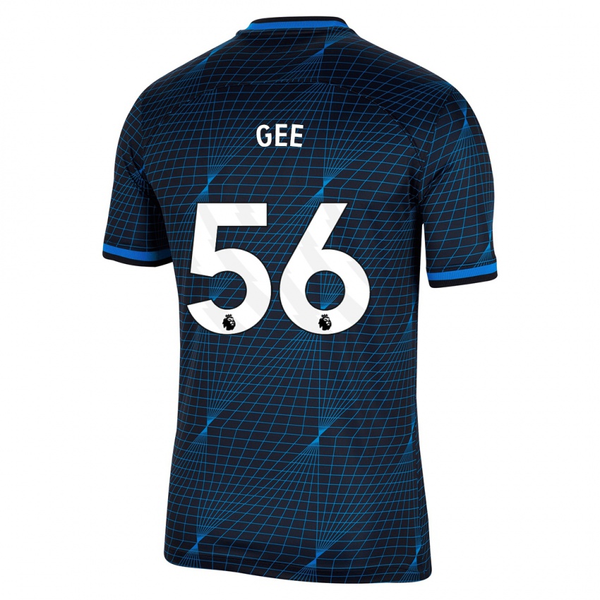 Enfant Maillot Billy Gee #56 Bleu Foncé Tenues Extérieur 2023/24 T-Shirt Suisse
