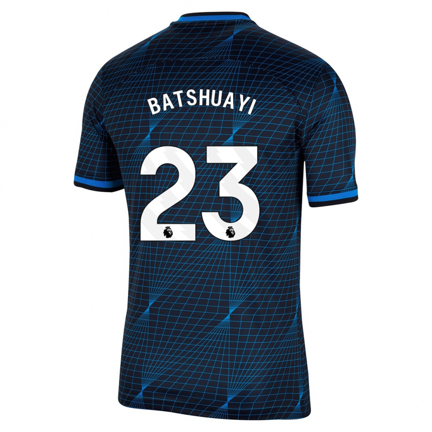 Enfant Maillot Michy Batshuayi #23 Bleu Foncé Tenues Extérieur 2023/24 T-Shirt Suisse