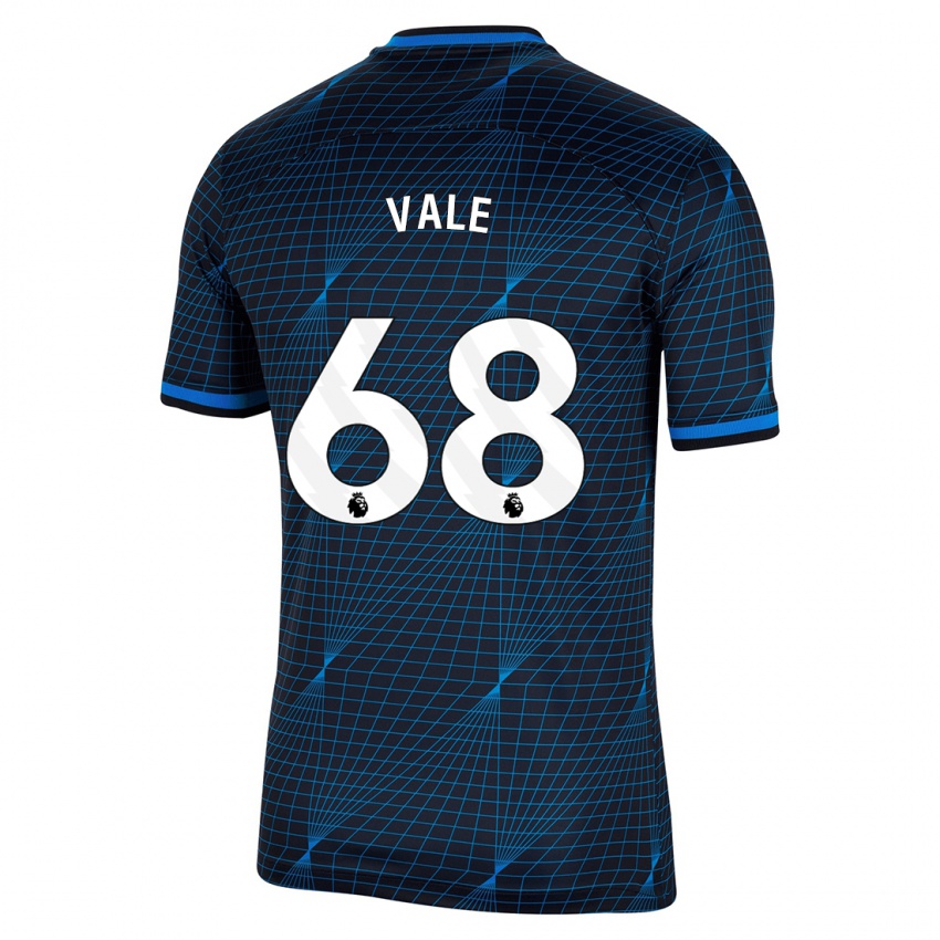 Enfant Maillot Harvey Vale #68 Bleu Foncé Tenues Extérieur 2023/24 T-Shirt Suisse