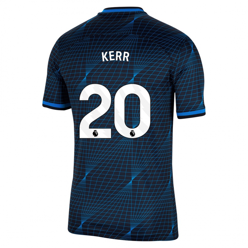 Enfant Maillot Sam Kerr #20 Bleu Foncé Tenues Extérieur 2023/24 T-Shirt Suisse
