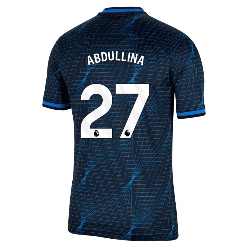 Enfant Maillot Alsu Abdullina #27 Bleu Foncé Tenues Extérieur 2023/24 T-Shirt Suisse