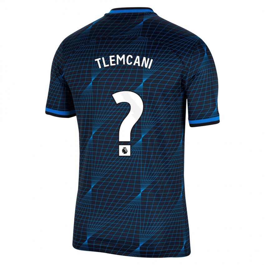 Enfant Maillot Sami Tlemcani #0 Bleu Foncé Tenues Extérieur 2023/24 T-Shirt Suisse