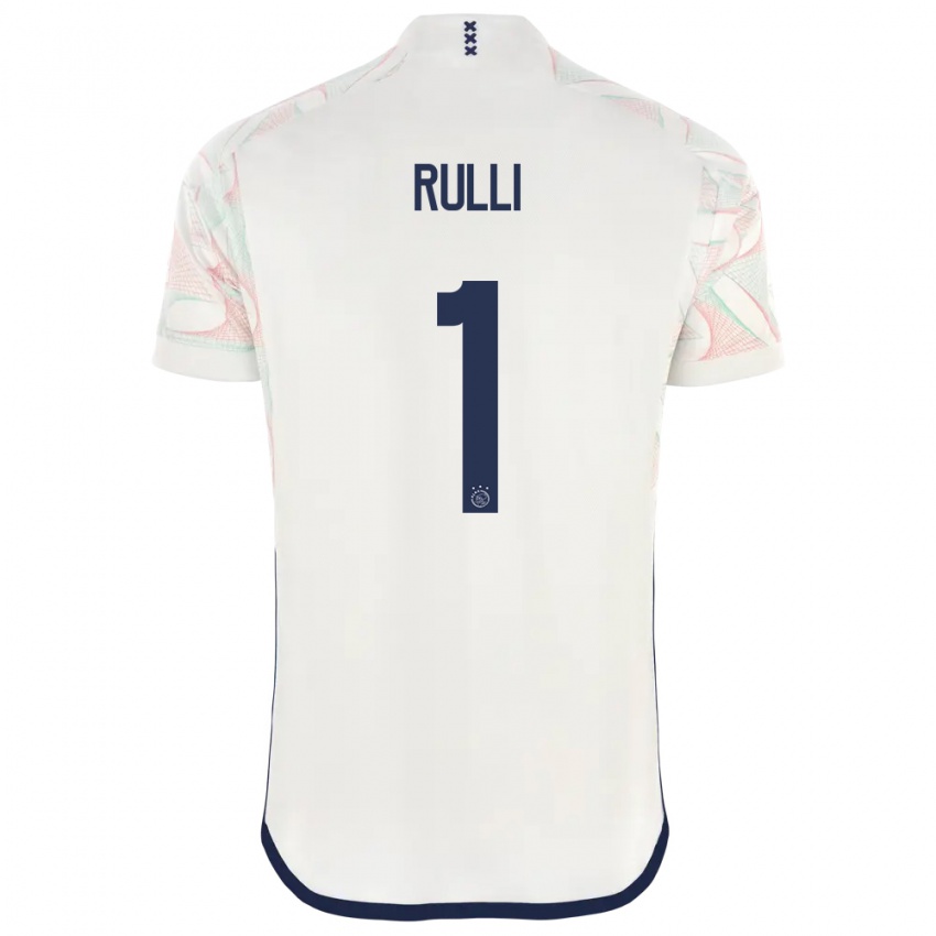 Enfant Maillot Gerónimo Rulli #1 Blanc Tenues Extérieur 2023/24 T-Shirt Suisse