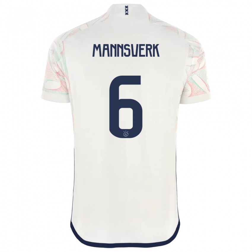Enfant Maillot Sivert Mannsverk #6 Blanc Tenues Extérieur 2023/24 T-Shirt Suisse