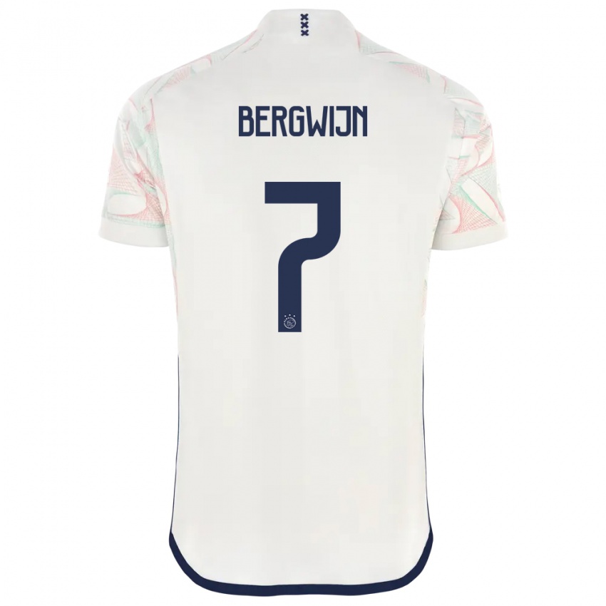 Enfant Maillot Steven Bergwijn #7 Blanc Tenues Extérieur 2023/24 T-Shirt Suisse