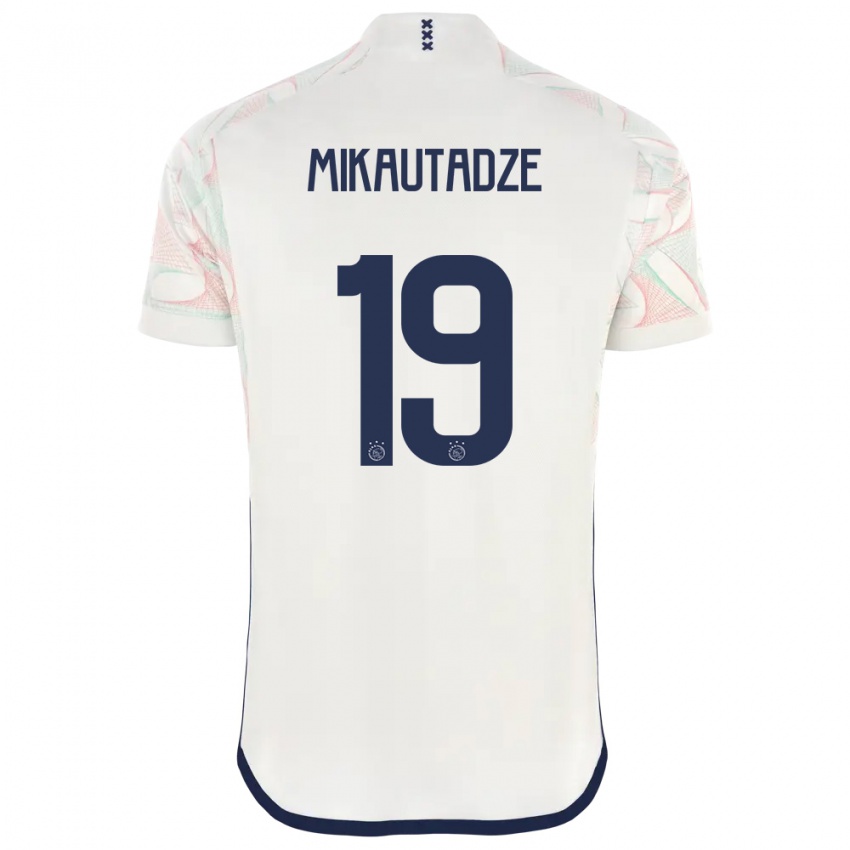 Enfant Maillot Georges Mikautadze #19 Blanc Tenues Extérieur 2023/24 T-Shirt Suisse