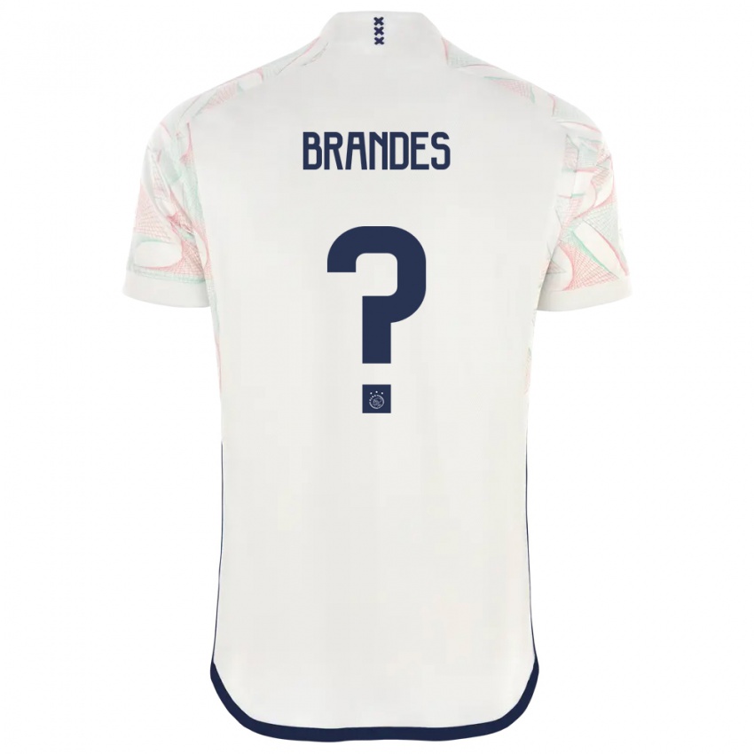 Enfant Maillot Julian Brandes #0 Blanc Tenues Extérieur 2023/24 T-Shirt Suisse