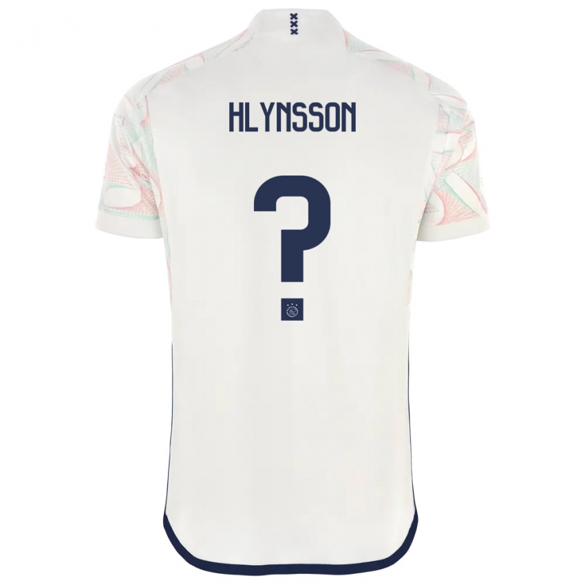 Enfant Maillot Kristian Hlynsson #0 Blanc Tenues Extérieur 2023/24 T-Shirt Suisse