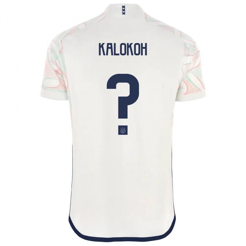 Enfant Maillot David Kalokoh #0 Blanc Tenues Extérieur 2023/24 T-Shirt Suisse