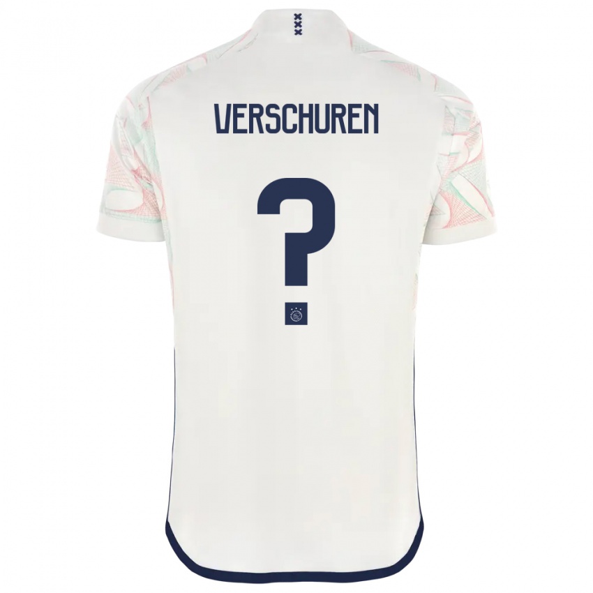 Kinder Nick Verschuren #0 Weiß Auswärtstrikot Trikot 2023/24 T-Shirt Schweiz