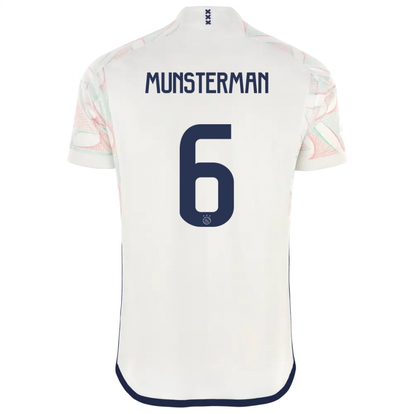 Enfant Maillot Marthe Munsterman #6 Blanc Tenues Extérieur 2023/24 T-Shirt Suisse
