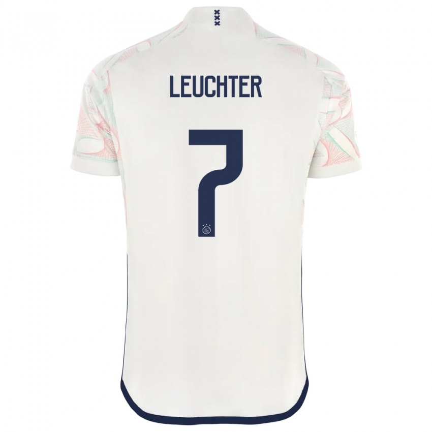 Enfant Maillot Romée Leuchter #7 Blanc Tenues Extérieur 2023/24 T-Shirt Suisse