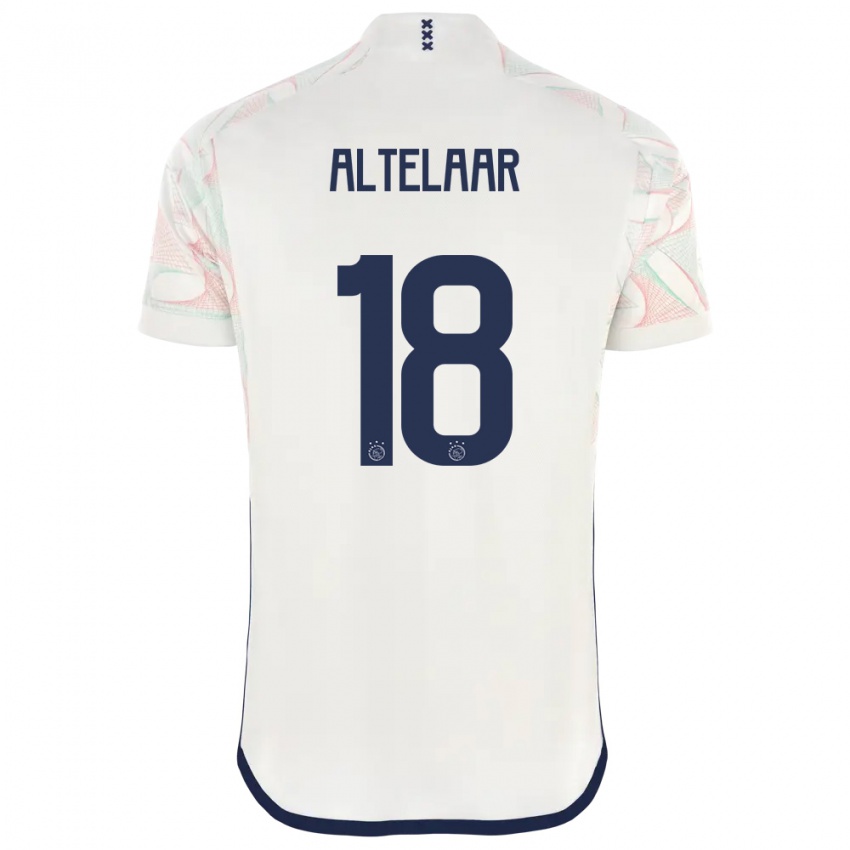 Enfant Maillot Jamie Altelaar #18 Blanc Tenues Extérieur 2023/24 T-Shirt Suisse