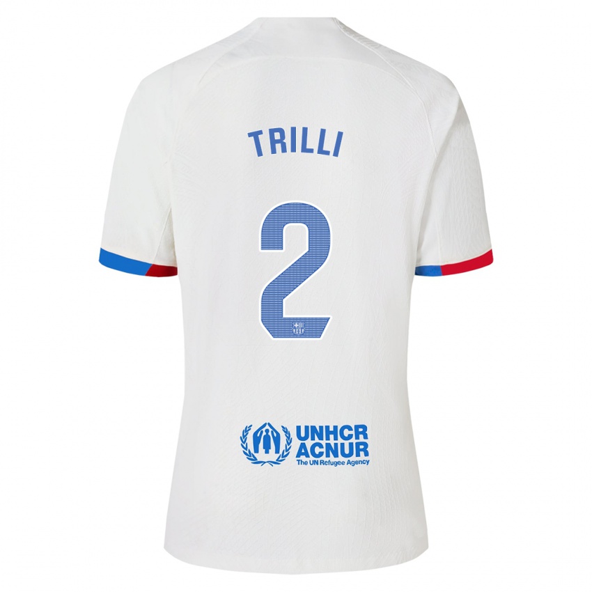 Enfant Maillot Trilli #2 Blanc Tenues Extérieur 2023/24 T-Shirt Suisse