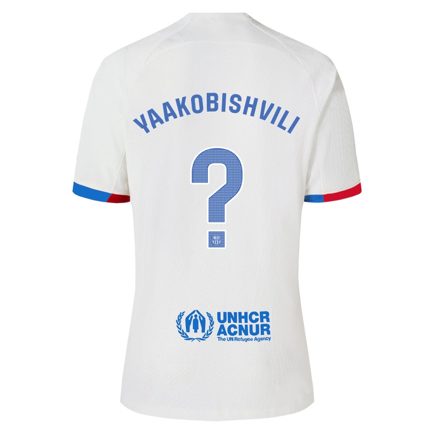 Kinder Áron Yaakobishvili #0 Weiß Auswärtstrikot Trikot 2023/24 T-Shirt Schweiz