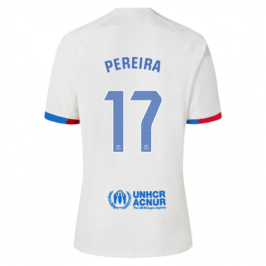 Kinder Andrea Pereira #17 Weiß Auswärtstrikot Trikot 2023/24 T-Shirt Schweiz