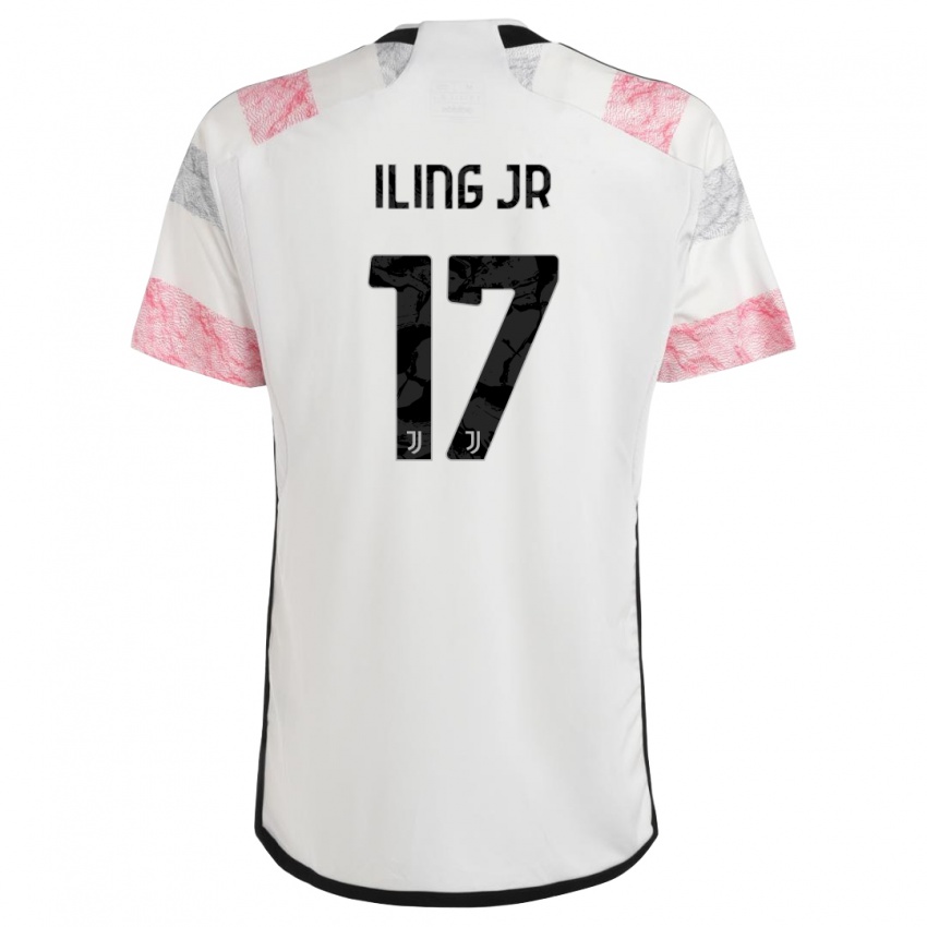 Enfant Maillot Samuel Iling-Junior #17 Blanc Rose Tenues Extérieur 2023/24 T-Shirt Suisse