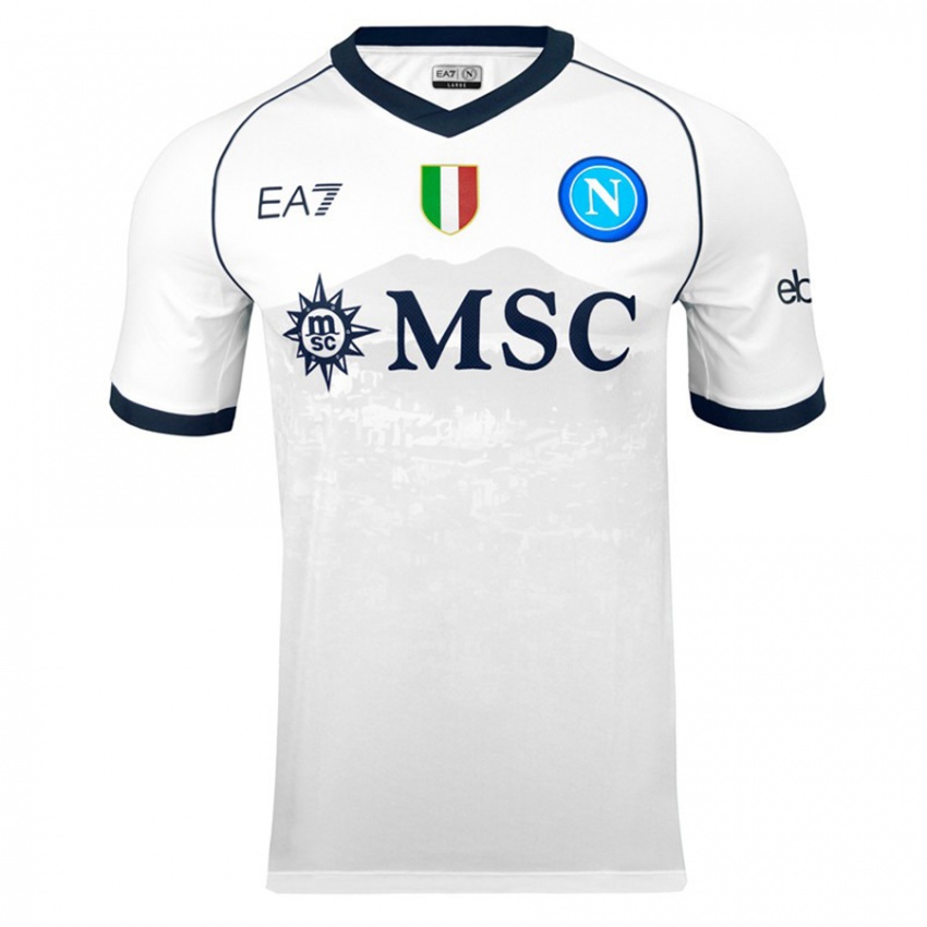 Kinder Marco Merola #0 Weiß Auswärtstrikot Trikot 2023/24 T-Shirt Schweiz