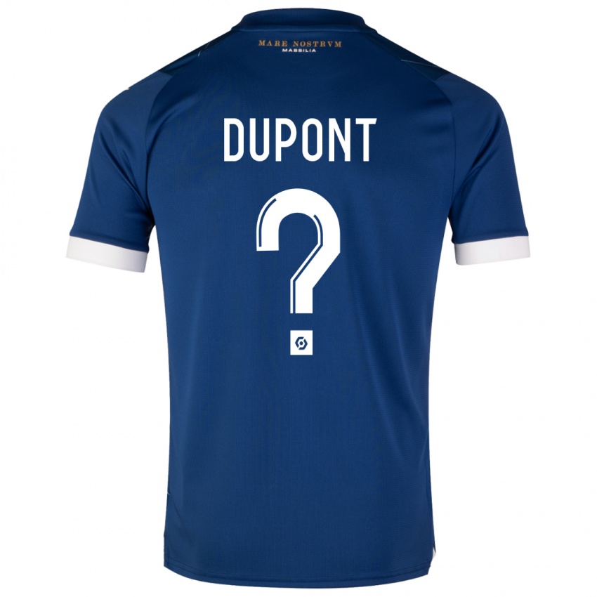 Kinder Hugo Dupont #0 Dunkelblau Auswärtstrikot Trikot 2023/24 T-Shirt Schweiz
