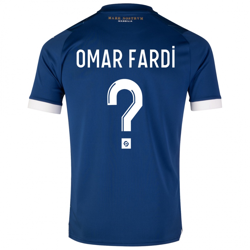 Kinder El Omar Fardi #0 Dunkelblau Auswärtstrikot Trikot 2023/24 T-Shirt Schweiz