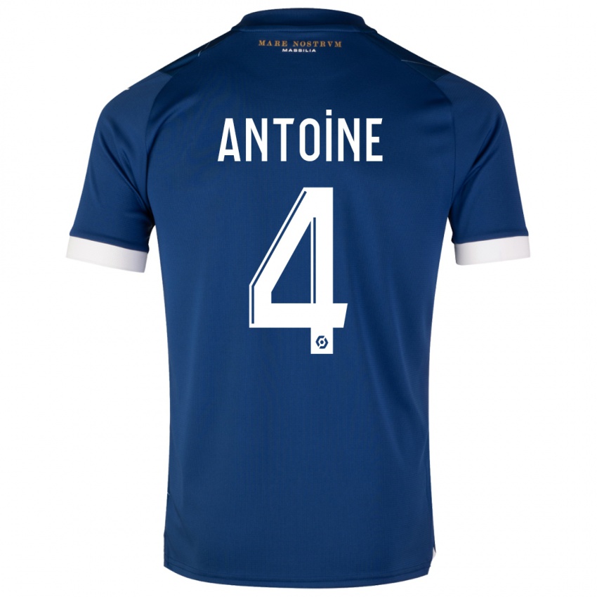 Enfant Maillot Maud Antoine #4 Bleu Foncé Tenues Extérieur 2023/24 T-Shirt Suisse